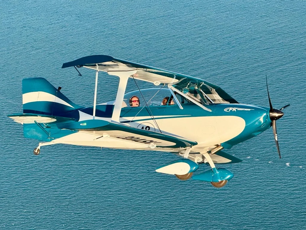  Aérodrome d’Andernos-les-Bains vol au dessus ocean